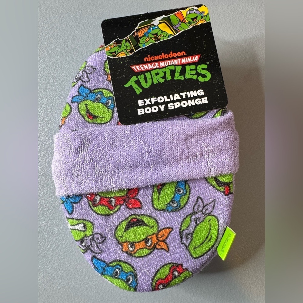 Nickelodeon TMNT Purple Exfoliating body Sponge